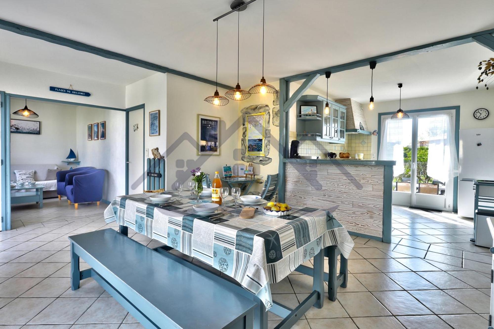 Localise - M3B - Souvenir Du Guil - Maison De Plain-Pied Avec Jardin Clos Au Guilvinec - Tout A Pied, Plages, Port, Centre, Commerces, Marche - Wif Inclus - Linge De Lit Inclus - Animaux Bienvenus Εξωτερικό φωτογραφία