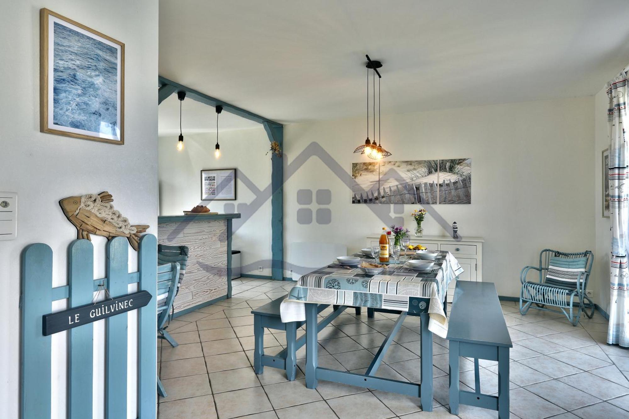 Localise - M3B - Souvenir Du Guil - Maison De Plain-Pied Avec Jardin Clos Au Guilvinec - Tout A Pied, Plages, Port, Centre, Commerces, Marche - Wif Inclus - Linge De Lit Inclus - Animaux Bienvenus Εξωτερικό φωτογραφία